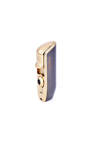 Parmida 3 Torch Pürmüz Gunmetal Yan Ağız Puro Çakmağı