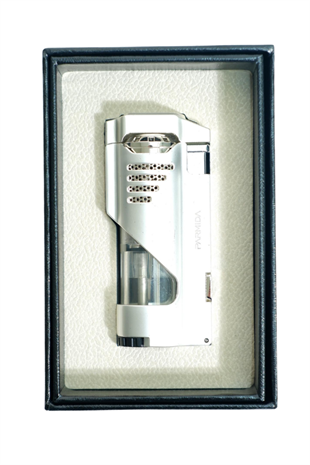 Parmida 3 Torch Pürmüz Delicili Beyaz Metal Puro Çakmağı