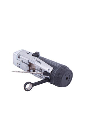 Parmida 3 Torch Pürmüz Siyah-Gümüş Puro Çakmağı