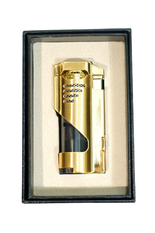 Parmida 3 Torch Pürmüz Delicili Gold Metal Puro Çakmağı