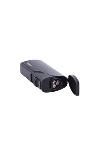 Parmida 3 Torch Pürmüz Siyah Puro Çakmağı