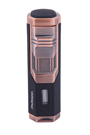 Parmida 3 Torch Pürmüz Siyah-Bronz Puro Çakmağı