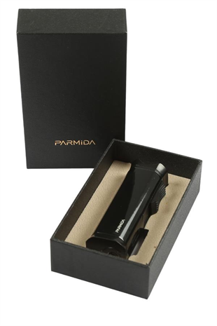 Parmida 3 Torch Pürmüz Siyah Metal Puro Çakmağı
