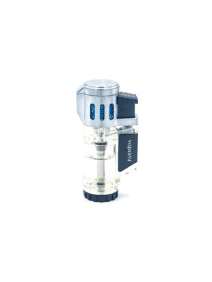 Parmida 3 Torch Pürmüz Gümüş Puro Çakmağı