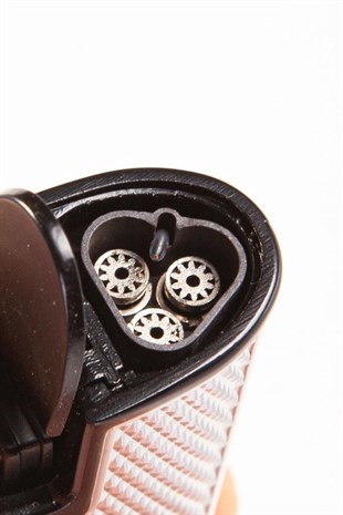 Parmida 3 Torch Pürmüz Gümüş Puro Çakmağı