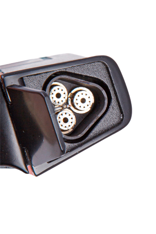 Parmida 3 Torch Pürmüz Mavi-Siyah Metal Puro Çakmağı