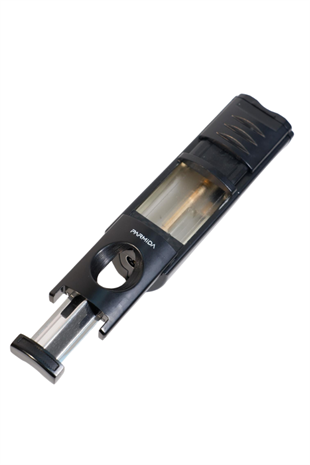 Parmida 3 Torch Pürmüz Kesici & Delicili Siyah Gunmetal Metal Puro Çakmağı