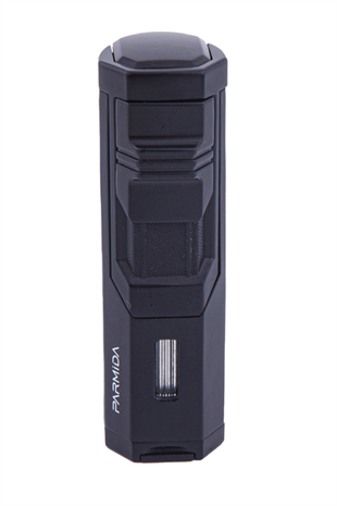 Parmida 3 Torch Pürmüz Siyah Puro Çakmağı
