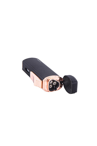 Parmida 3 Torch Pürmüz Mat Siyah Puro Çakmağı