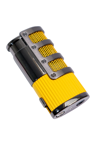 Parmida 3 Torch Pürmüz Sarı - Gunmetal Metal Puro Çakmağı