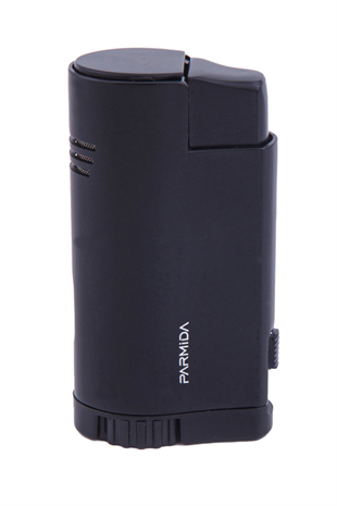 Parmida 3 Torch Pürmüz Siyah Puro Çakmağı