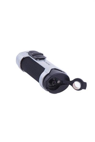 Parmida 3 Torch Pürmüz Siyah-Gümüş Puro Çakmağı