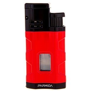 Parmida 3 Torch Pürmüz Kırmızı Puro Çakmağı