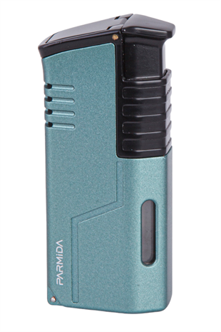 Parmida 3 Torch Pürmüz Mavi-Siyah Metal Puro Çakmağı