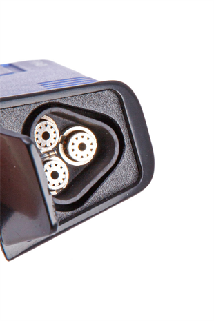 Parmida 3 Torch Pürmüz Mor-Siyah Metal Puro Çakmağı