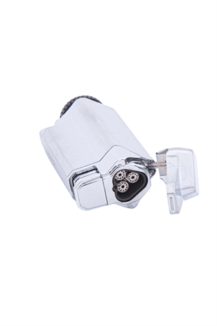 Parmida 3 Torch Pürmüz Gümüş Puro Çakmağı