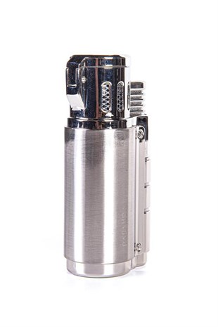 Parmida 3 Torch Pürmüz Gümüş Puro Çakmağı