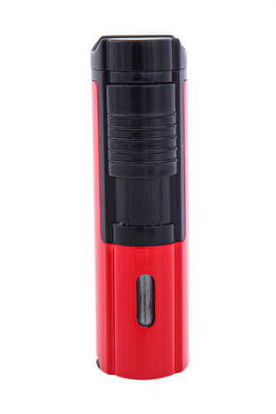 Parmida 3 Torch Pürmüz Kırmızı Puro Çakmağı
