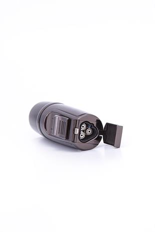 Parmida 3 Torch Pürmüz Gunmetal Metal Puro Çakmağı