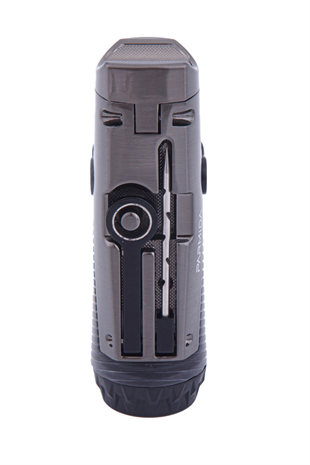 Parmida 3 Torch Pürmüz Siyah-Gunmetal Puro Çakmağı
