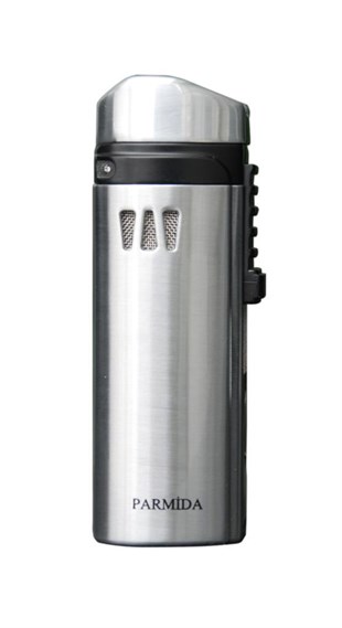 Parmida Tek Torch Pürmüz Gümüş Puro Çakmağı