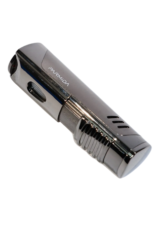 Parmida Üç Torch Pürmüz Gunmetal Delicili Metal Puro Çakmağı