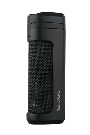 Quantoro 3 Torch Pürmüz Siyah Metal Puro Çakmağı