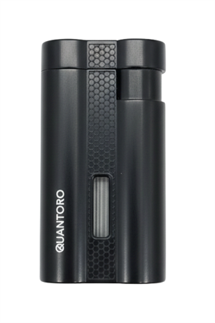 Quantoro 3 Torch Pürmüz Siyah Metal Puro Çakmağı