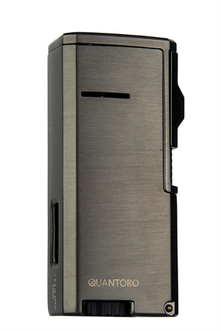 Quantoro 3 Torch Pürmüz Delicili Gunmetal Metal Puro Çakmağı