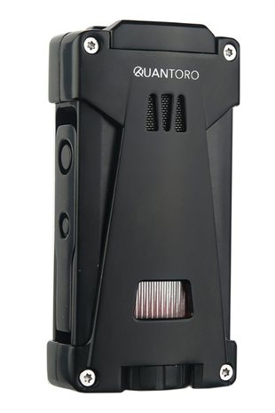 Quantoro 3 Torch Pürmüz Siyah Metal Puro Çakmağı