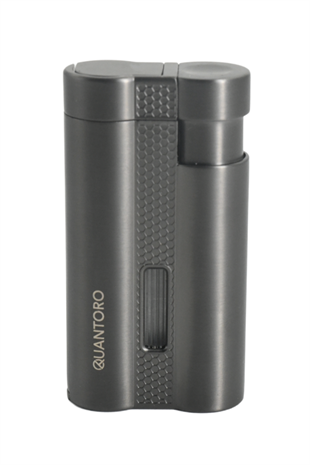 Quantoro 3 Torch Pürmüz Gunmetal Metal Puro Çakmağı