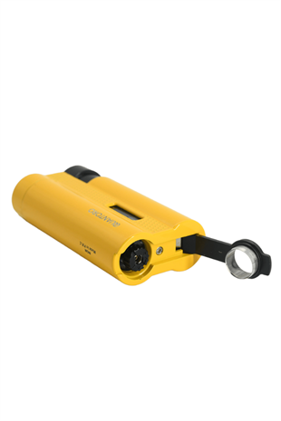 Quantoro 3 Torch Pürmüz Sarı-Siyah Metal Puro Çakmağı