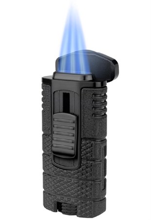 Xikar Tactical Triple Lighter Black Puro Çakmağı