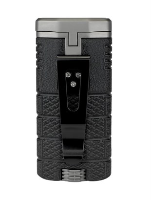 Xikar Tactical Triple Lighter Black Gunmetal Puro Çakmağı