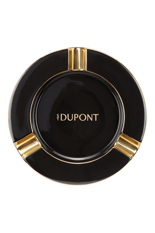 S.T. Dupont Siyah Gold Porselen Üçlü Puro Küllüğü 6737