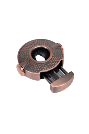 Parmida Bronz İşlemeli Çark Mekanizmalı V-Cut Puro Makası Kesici