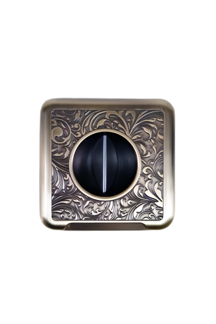 Parmida Gold İşlemeli V-Cut Puro Makası Kesici