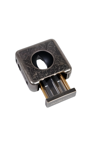 Parmida Gümüş İşlemeli V-Cut Puro Makası Kesici