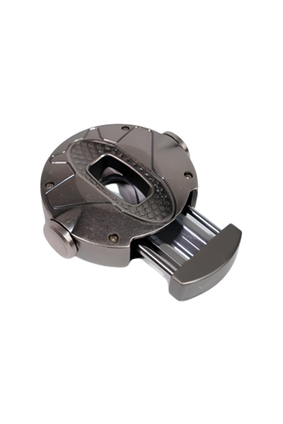 Parmida Gümüş İşlemeli Çark Mekanizmalı V-Cut Puro Makası Kesici