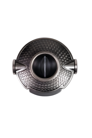 Parmida Gümüş İşlemeli Çark Mekanizmalı V-Cut Puro Makası Kesici