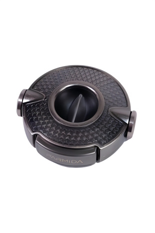 Parmida Gümüş İşlemeli Çark Mekanizmalı V-Cut Puro Makası Kesici