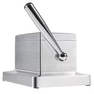 PQ Gümüş Masa Tipi 4 Fonksiyonlu Metal Puro Makası Kesici