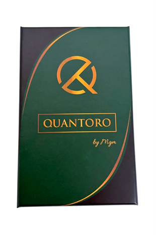 Quantoro Siyah Çark Mekanizmalı V-Cut Puro Makası Kesici