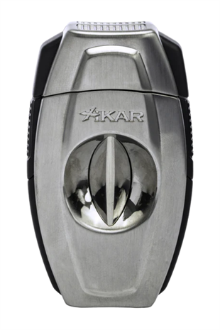 Xikar Flip Dual Gümüş V & Düz Puro Makası Kesici
