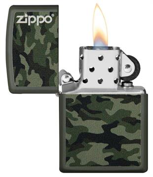 Zippo Çakmak 221-100747 Camo and Zippo Design