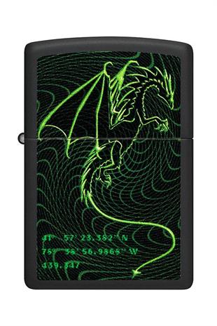 Zippo Çakmak 48497-100088 Cyberpunk Dragon Design