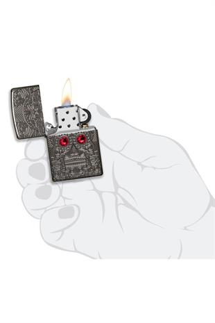 Zippo Çakmak 49300-083349 Crystal Skull Design