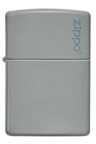 Zippo Çakmak 49452ZL-087045 Flat Grey Zippo Logo