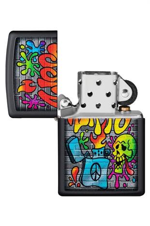 Zippo Çakmak 49605-089095 218 Zippo Street Art Design