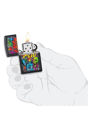 Zippo Çakmak 49605-089095 218 Zippo Street Art Design